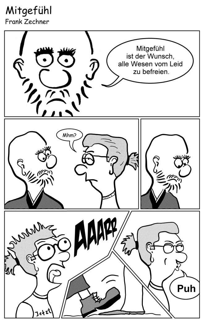 frankbodhi frank zechner comic cartoon wünsche sind menschlich 2013